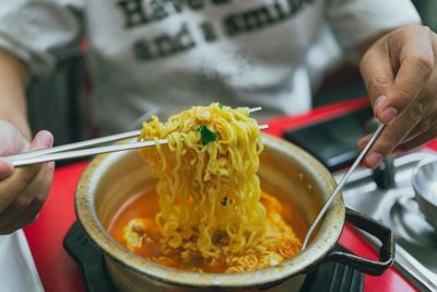 Instant ramen cafe raided for selling expiring, illegally imported noodles