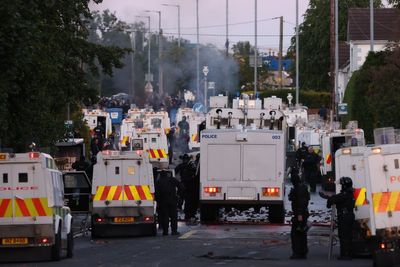 ‘Much calmer’ night in Northern Ireland as disorder reduces after knife attack