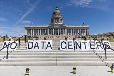 The revolt against AI data centers