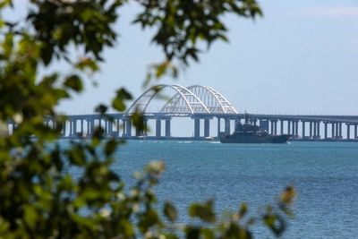 Ukrainian attack on Crimea bridge ‘destroys 50 Russian military vehicles’
