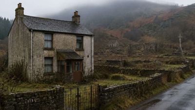Inside UK's 'ghost village': Last remaining house listed for sale 40 years after mass exodus