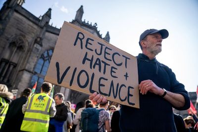 Police in plea for lawful protest during anti-racism demonstration in Glasgow