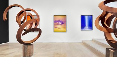Pieter Obels and Feng Xiao-Min: a compelling exploration of nature through steel and paint