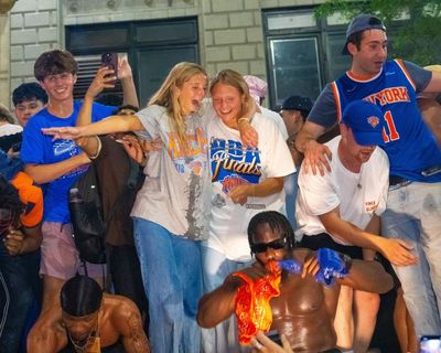 ‘Go Knicks!’: from Wu-Tang to Trump, New York is gripped by basketball fever