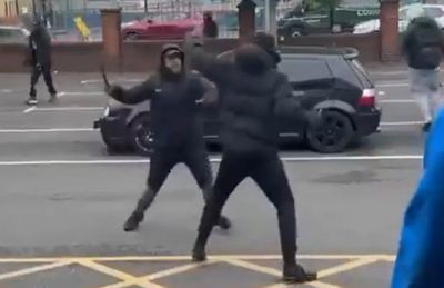 Group of men armed with bats 'fight over Pokemon cards' outside London Smyths toy store