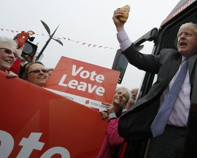 Ten years after the vote, we have some new slogans for the Brexit bus