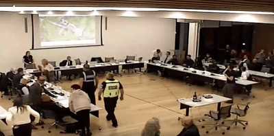 London council meeting descends into chaos amid claims cats being beheaded in local park