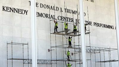 Federal judge rejects bid to halt removal of Trump's name from Kennedy Center building
