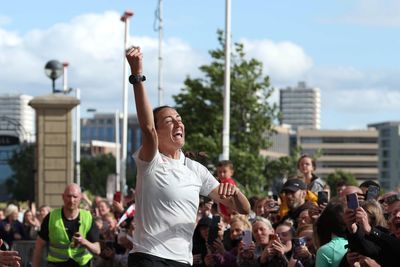 Former Lioness Jill Scott ‘so overwhelmed’ to finish Sport Relief challenge