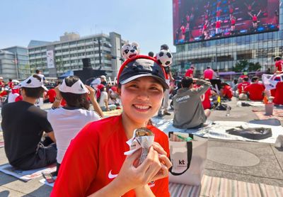 South Koreans revel in ‘World Cup brunch’ as time difference sees beers swapped for breakfast