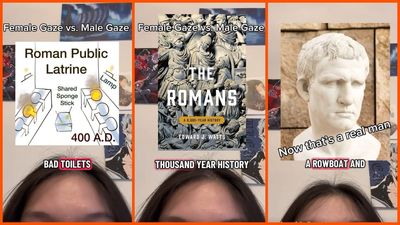 California woman’s post about Roman toilets leads to a jab at China, and after an ADHD spiral she is convinced she knows how to save America