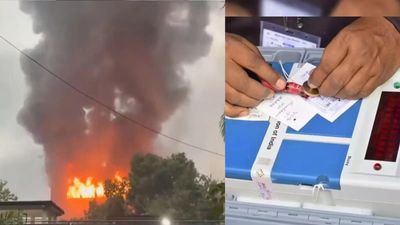 Kolkata government building fire destroys 4,000 EVMs; minister suspects foul play