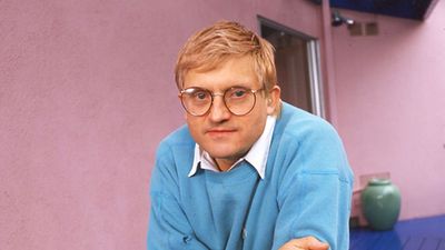 Visiting David Hockney's '90s Los Angeles Home Was Like Stepping Into One of His Paintings – Tour His Pink and Green Dreamscape of a Living Room