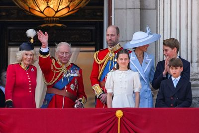 King Charles and Queen Camilla join royal family at Trooping the Colour parade