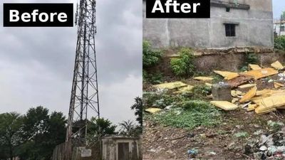 Remember Bihar's missing bridge? Now thieves have stolen a 40-metre mobile tower