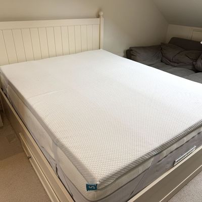 I just tested Simba's new £199 'Cool Foam' mattress topper – it's ideal if you have a fidgety sleep partner