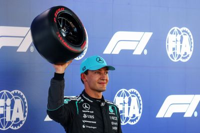 F1 Barcelona GP: George Russell beats Lewis Hamilton to pole as Charles Leclerc crashes
