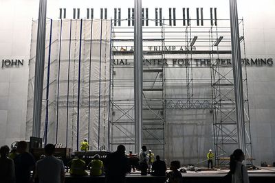Trump's name is off the Kennedy Center