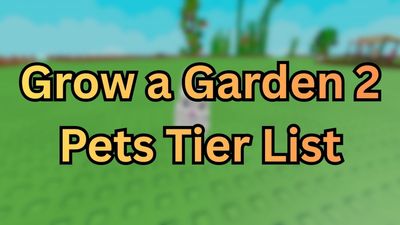 Grow a Garden 2 Pets Tier List – All Pets Ranked