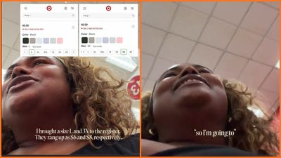 California influencer flags a $2 price gap between a 3X and size L Target clothing item, calls the difference a ‘fat tax’