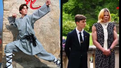 Meet Si Miao Tian: Son of Princess Kalina of Bulgaria receives his new Chinese name, the only Western student at Shaolin monastery