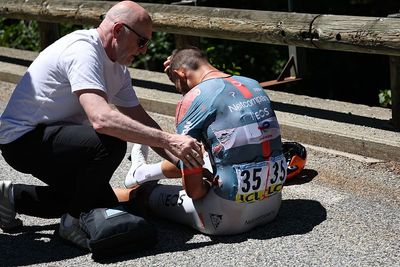 Tour de France in doubt for Josh Tarling as he undergoes speedy surgery following Tour Auvergne-Rhône-Alpes crash
