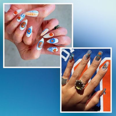 Knicks Manicures and Taylor Swift's Cloud Design Top the Best Nail Looks of the Week