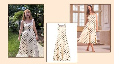 I've fallen head over heels for this polka dot dress - it's the chicest way to wear this season's biggest occasionwear trend