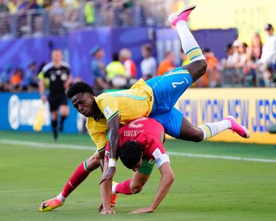 Vinícius Júnior rescues lacklustre Brazil as Morocco earn deserved World Cup draw