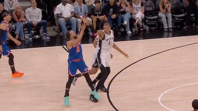 Victor Wembanyama Gets Away With Dangerous Flagrant Foul on Jalen Brunson in NBA Finals Game 5