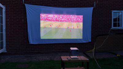 Adventures In AV: I tried to set up a projector in my garden for the World Cup, and it was pretty rubbish (but that's my fault)