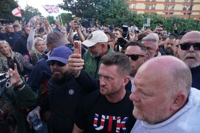 Tommy Robinson begs for donations after being detained at Heathrow airport