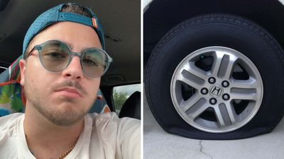 Woman Gets A Flat Tire. Then Her Fiancé Checks What Caused It—And It Sends Him Reeling: ‘I Wish I Was Making This Up’