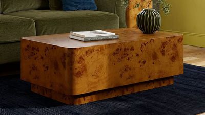 Dunelm Just Re-Released Its Best-Selling Burl Coffee Table in a Deeper, Darker Finish — "My Friends Thought It Was Anthropologie"