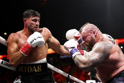 Tommy Fury confirms baby son’s unusual name after boxing win over Eddie Hall