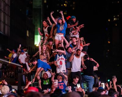‘It’s euphoria’: New York City celebrates Knicks’ NBA title win after 53-year wait