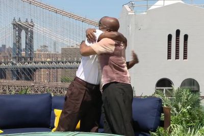 Ian Wright reunites with son after 18 months in emotional live TV moment