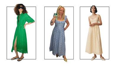 Not lace, not pleats, broderie anglaise is the elegant and timeless summer dress trend taking over the high street