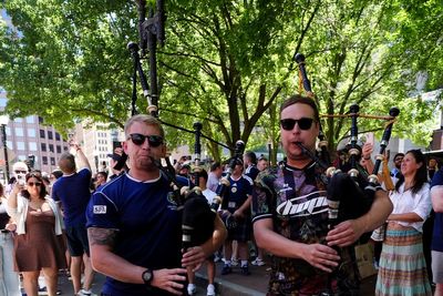 Band says it was ‘incredible’ to play for Tartan Army at Boston fanzone