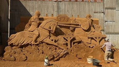 Sands of time: Denmark's sculpture festival goes back to the Middle Ages for inspiration