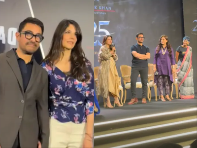 'Great taste in women': Kajol teases Aamir Khan over his third wedding to Gauri Spratt, leaving ex-wife Kiran Rao smiling beside Juhi Chawla