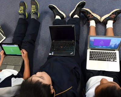 ‘Eyes up, screens down’: Victoria restricts tech in high school classrooms to two hours a day in national first