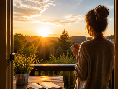 Research suggests people who walk outside within hour of waking are using morning light exactly the way the body was built to