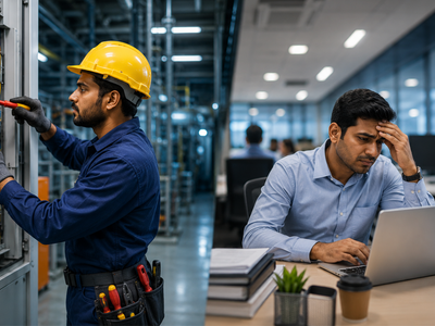 AI is making blue collar workers like electricians, mechanics richer than office workers