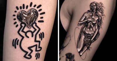 30 Futuristic Chrome Tattoos By This Artist That Look Like They Were Imported From The Future