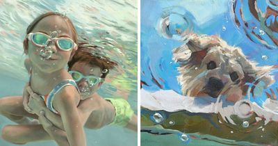43 Breathtaking Oil Paintings By This Artist That Reveal The Hidden Beauty Of The Underwater World