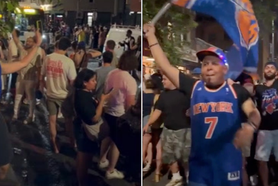 Knicks fans pour into New York streets to celebrate first NBA title in decades