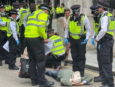 Met arrests 117 people in central London after court rules Palestine Action ban was lawful