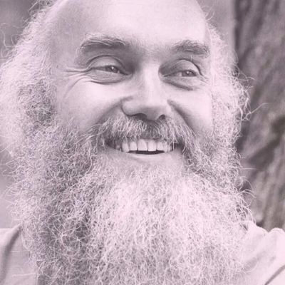 Short inspirational spiritual quote by Ram Dass: 'The quieter you become, the more you can...' - life lessons on power of silence, listening, mindfulness and how to find peace in a noisy world by American spiritual teacher and Be Here Now author