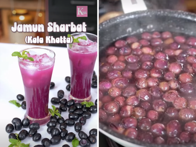 Chef Kunal Kapur shares a refreshing summer drink to beat the heat: How to make jamun sharbat at home